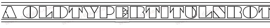 a_OldTyperTitulNrOtl字体转换