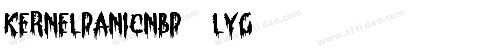 KernelPanicNbp-LyG3字体转换