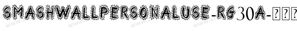 SmashWallPersonalUse-rg30A字体转换