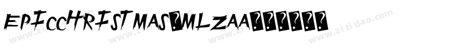 EpicChristmas-mLZAa字体转换
