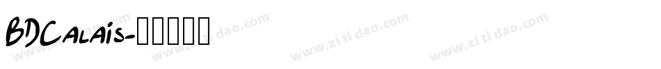 BDCalais字体转换