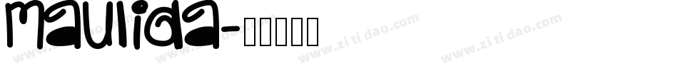 Maulida字体转换