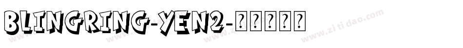 BlingRing-YEn2字体转换
