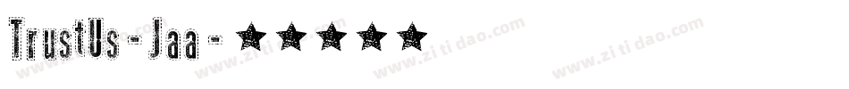 TrustUs-Jaa字体转换