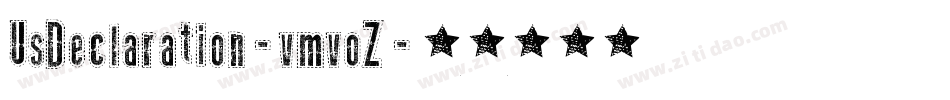 UsDeclaration-vmvoZ字体转换