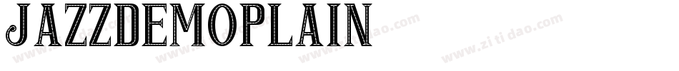 JazzDemoPlain字体转换
