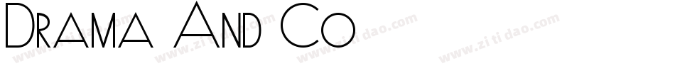 Drama-And-Co字体转换