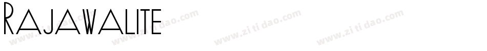 Rajawalite字体转换