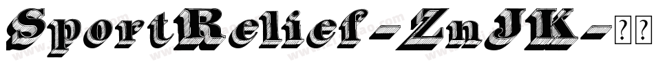 SportRelief-ZnJK字体转换