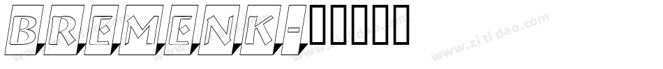 Bremenk字体转换