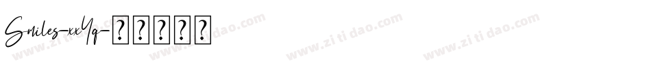 Smiles-xx4q字体转换