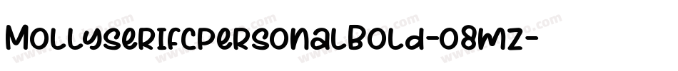 MollyserifcpersonalBold-o8mz字体转换