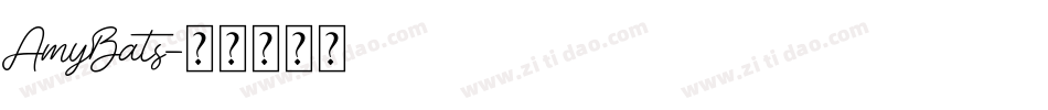 AmyBats字体转换