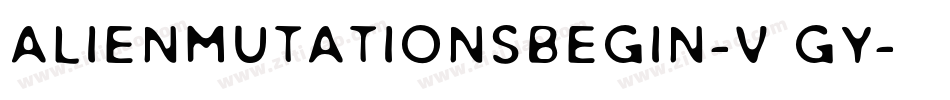 AlienMutationsBegin-v2gy字体转换