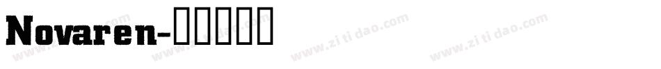 Novaren字体转换