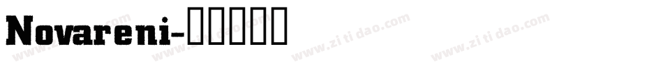 Novareni字体转换