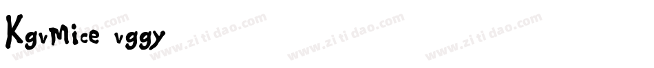 Kgvmice-vggy字体转换