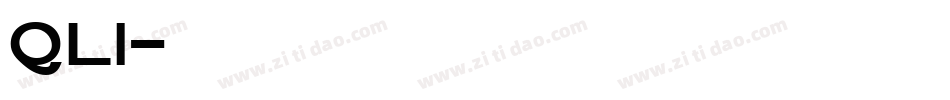 QLI字体转换