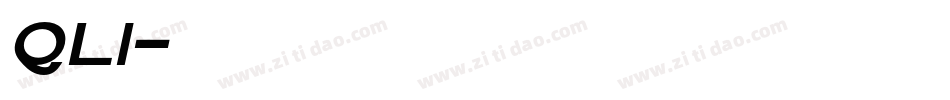 QLI字体转换