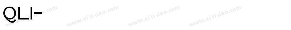 QLI字体转换