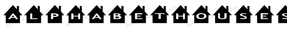 AlphabetHousesRegular-L6DW字体转换