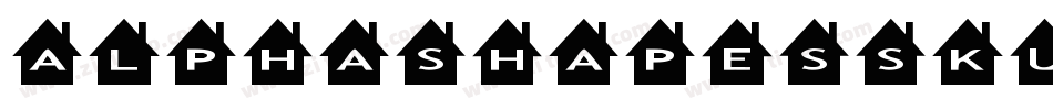 AlphashapesSkulls-l94q字体转换