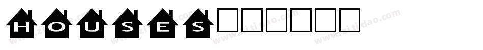 Houses字体转换