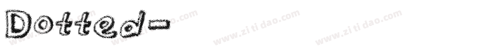 Dotted字体转换