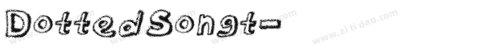 DottedSongt字体转换