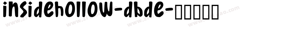 InsideHollow-dBdE字体转换