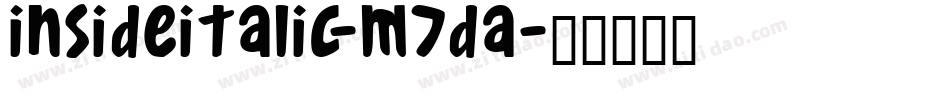 InsideItalic-m7Da字体转换