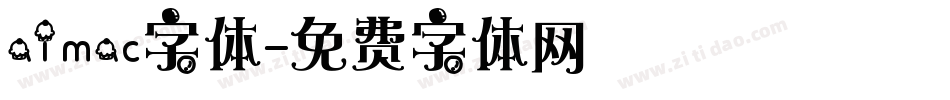 aimac字体字体转换