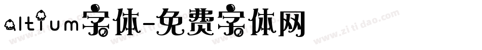 altium字体字体转换