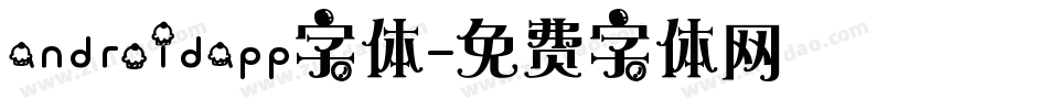 androidapp字体字体转换