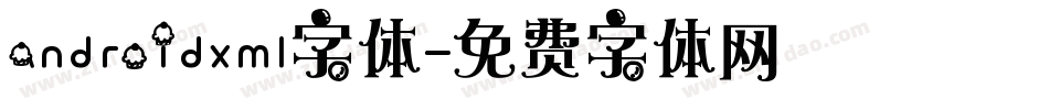 androidxml字体字体转换