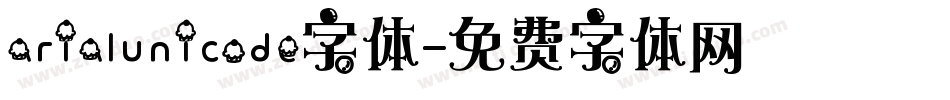 arialunicode字体字体转换