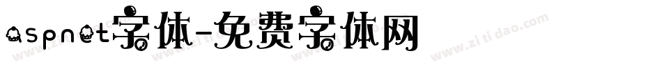 aspnet字体字体转换