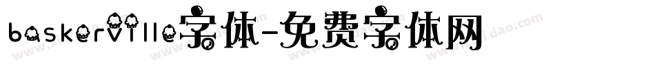 baskerville字体字体转换