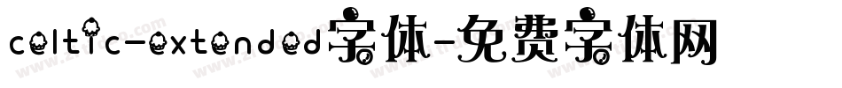 celtic-extended字体字体转换