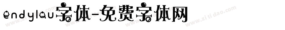 endylau字体字体转换