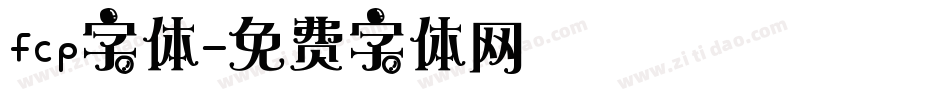 fcp字体字体转换