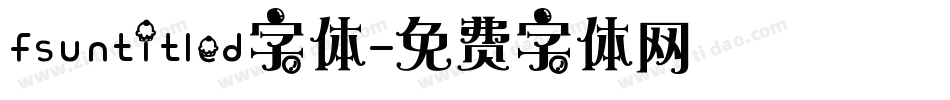 fsuntitled字体字体转换