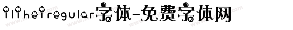 iliheiregular字体字体转换