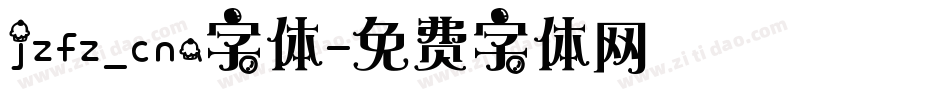 jzfz_cna字体字体转换