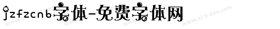 jzfzcnb字体字体转换