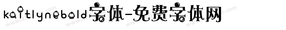kaitlynebold字体字体转换