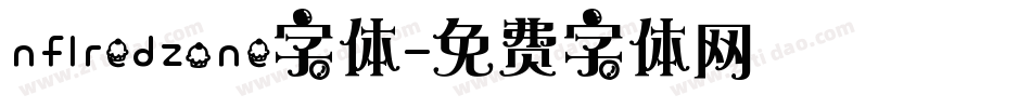nflredzone字体字体转换