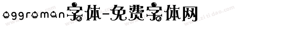 oggroman字体字体转换