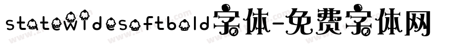statewidesoftbold字体字体转换