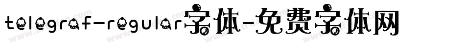 telegraf-regular字体字体转换